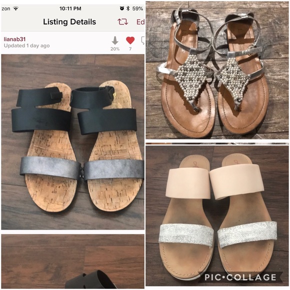 Shoes - Bundle of 3 Cute sandals. Size 9. Bundle and offer